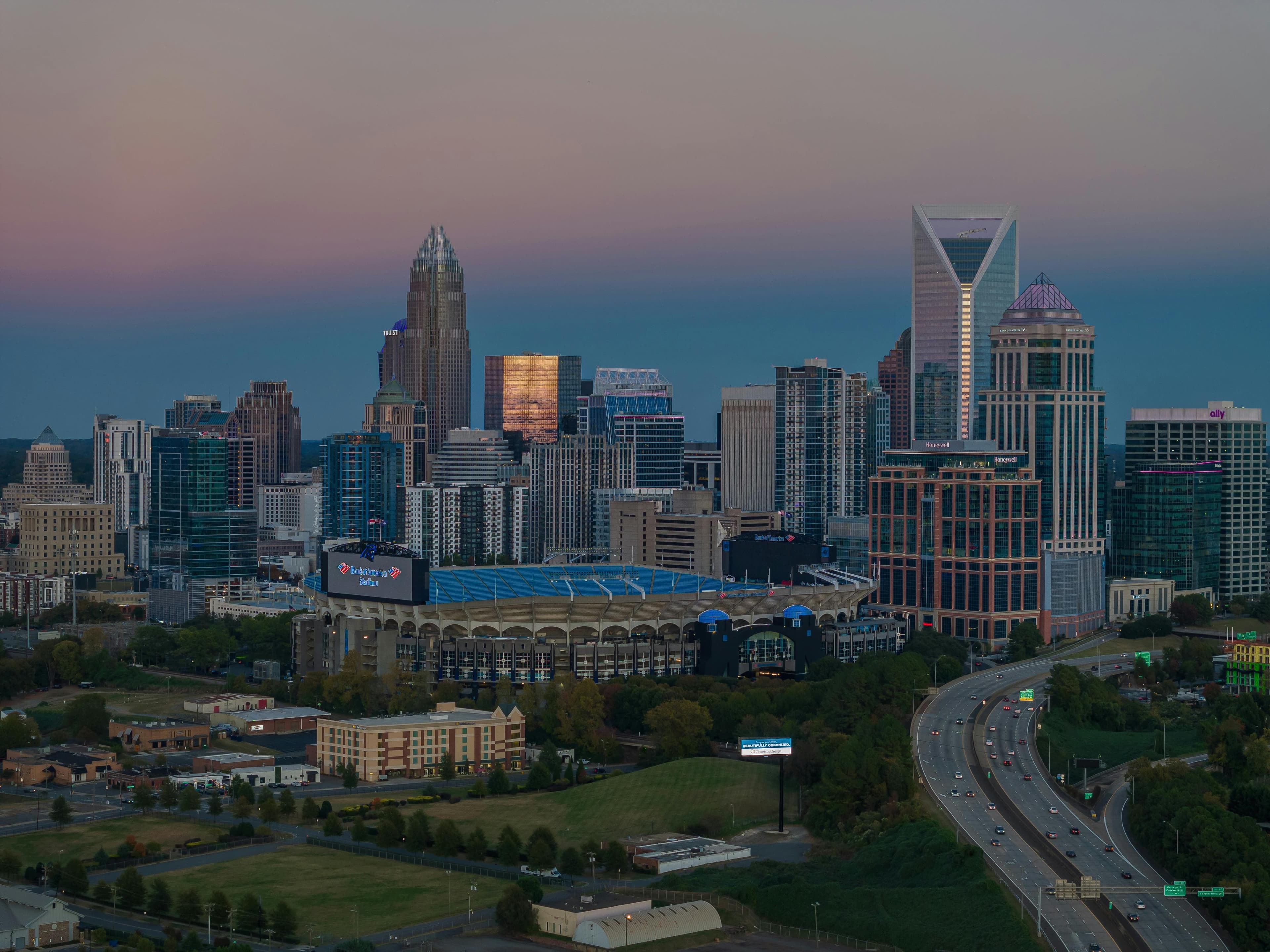 Charlotte NC skyline